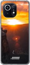 6F hoesje - geschikt voor Xiaomi Mi 11 -  Transparant TPU Case - Rock Formation Sunset #ffffff