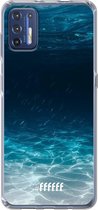 6F hoesje - geschikt voor Motorola Moto G9 Plus -  Transparant TPU Case - Lets go Diving #ffffff