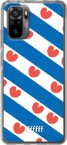 6F hoesje - geschikt voor Xiaomi Redmi Note 10 Pro -  Transparant TPU Case - Fryslân #ffffff