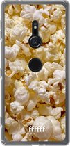 6F hoesje - geschikt voor Sony Xperia XZ2 -  Transparant TPU Case - Popcorn #ffffff