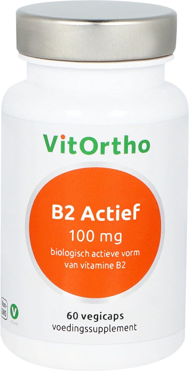 Goedkoopste VitOrtho B2 Actief 100 mg 60 Vegetarische capsules