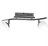 HL7182L 2X4W CHROME 3000K 220-240V COB LED PLAFONDLAMP