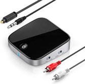 bluetooth Receiver - ZeaLife Bluetooth Audio Adapter 5.0 Bluetooth zender-ontvanger 2 in 1 Zender Ontvanger aptX Low Latency met digitale Toslink / RCA / 3,5 mm AUX-kabel voor TV Laptop stere