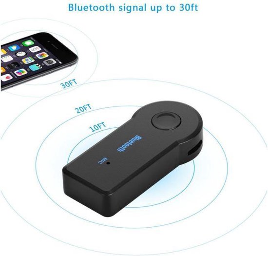 Adaptateur récepteur sans fil Bluetooth 5.0 2 en 1 Jack 3.5Mm pour voiture  Musique
