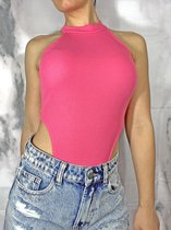 Catwalq - High cut bodysuit Lizzy pink - M