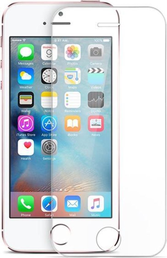 totaal vos kaart 2 stuks screenprotector beschermings glas geschikt voor Apple iPhone 5/5s/SE...  | bol.com