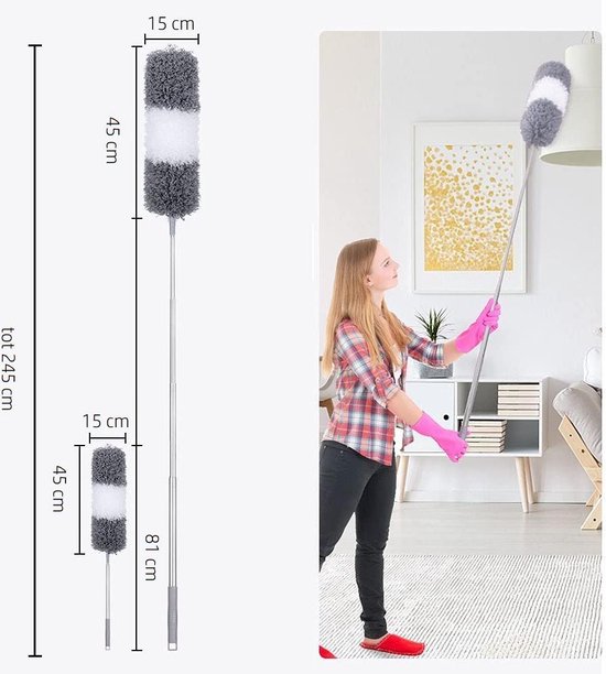 Vannons - Plumeau extensible - 245 cm - Grijs Wit