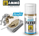AMMO MIG 0824 Acrylic Filter Tan - 15ml Effecten potje