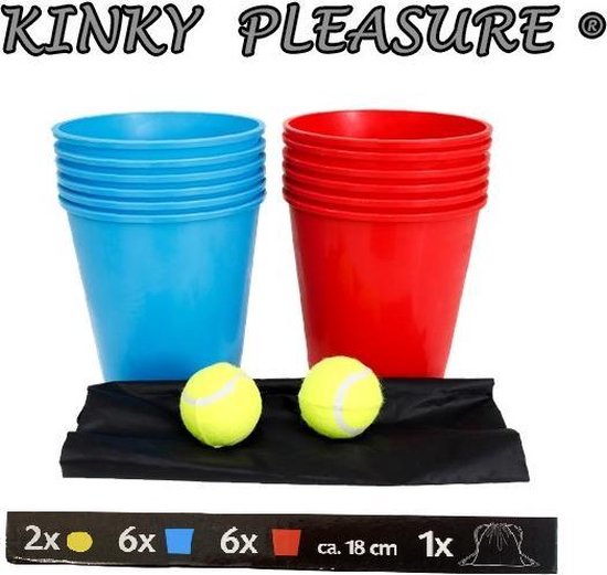 Kinky Pleasure Buiten Spelen Drankspel Beer Pong Bucket Pong