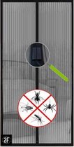 2 Stuks -  Zwart - Vliegengordijn - 100x210 cm - Magneet - Deurhor - Insectenhor - Klamboe - Anti insect - Vliegenhor - Muskietennet