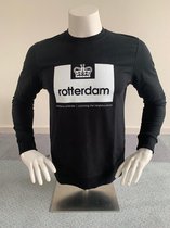 Weekend Offender - Sweater - City series - Rotterdam - Zwart - Maat XL