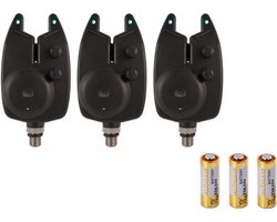 Karper Beetmelderset met Batterijen - Set 3 stuks - Elektronische Beetverklikkers