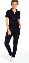 Zwarte Jumpsuit van Je m'appelle - Dames - Travelstof - Maat L - 6 maten beschikbaar