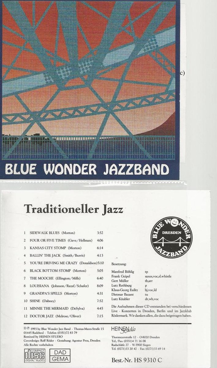 BLUE WONDER JAZZBAND - DRESDEN