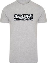 Ballin Est. 2013 - Heren Tee SS Camo Block Shirt - Grijs - Maat XL