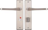 Starx Poignée de porte en acier inoxydable - Quincaillerie de Ferrures de porte - Écran de porte avec fermeture de toilette (WC63-8) - Papillon de poignée de porte