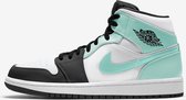 Nike Air Jordan 1 Mid (GS), White/Tropical Twist Black, 554725 132, EUR 40