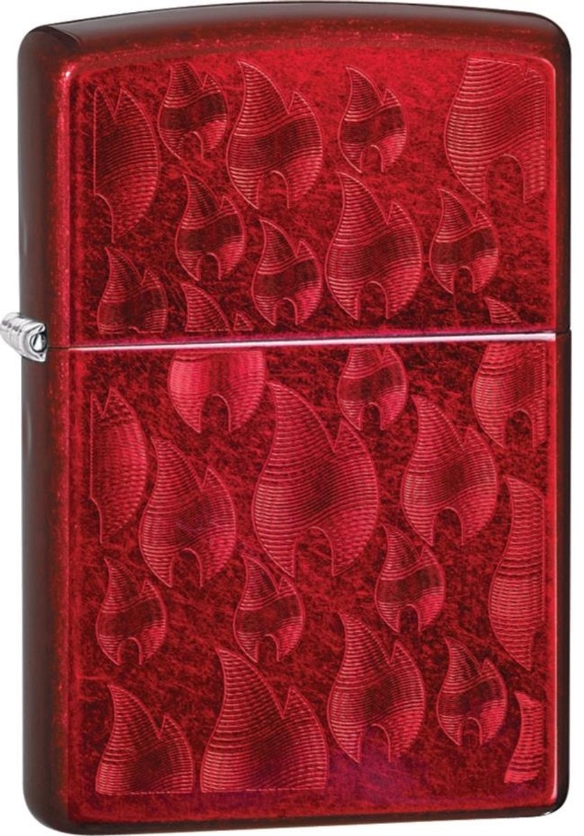 Aansteker Zippo Candy Apple Red Iced Flames