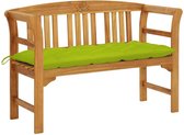 Medina Tuinbank met kussen 120 cm massief acaciahout