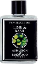 Ashleigh & Burwood Geurolie Lime & Basil 12 Ml Transparant