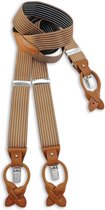 We Love Ties Sir Redman de luxe Sir Redman Striped Gent, cognac