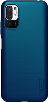 Nillkin - Xiaomi Redmi Note 10 Hoesje - Super Frosted Shield - Back Cover - Blauw