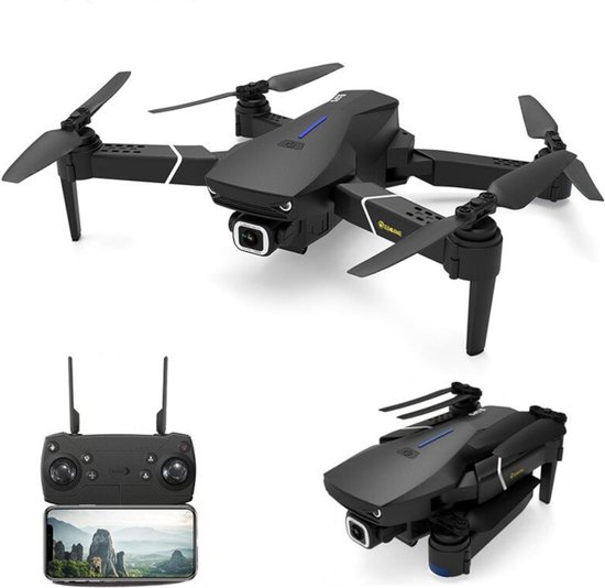EchDro Drone Professionnel | Drone avec caméra 4K | Avec GPS | Repliable |  bol