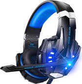 Casque de jeu KOTION KOTION EACH G9000 avec microphone USB stéréo pour ordinateurs portables PS4 - Zwart/ Blauw