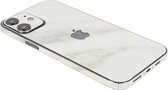 ScreenSafe Skin iPhone 12 mini White Marble met logo
