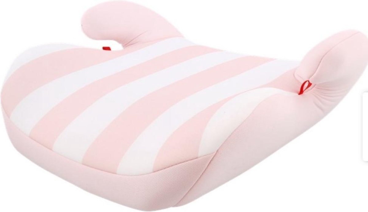 kinder zitverhoger - Geschikt voor kinderen van 22 - 36 kg  - roze wit gestreept