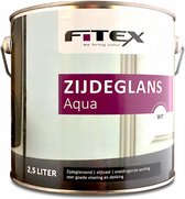 Fitex-Zijdeglans Aqua-Ral 9004 Signaalzwart 2,5 liter