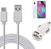 Autolader Samsung A40 USB C