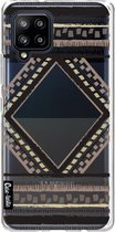Casetastic Samsung Galaxy A42 (2020) 5G Hoesje - Softcover Hoesje met Design - Oriental Stripes Print