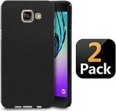Samsung J7 Prime Hoesje Siliconen Zwart 2 STUKS