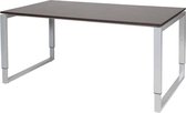 Verstelbaar Bureau - Domino Plus 160x90 logan - alu frame