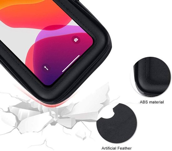 Support de téléphone pour vélo, étanche, universel, adapté aux téléphones jusqu'à 16,5 cm (6,5 pouces), Fietshouder sur le volant support de téléphone moto