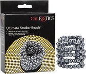 California Exotic Novelties Utlimate Stroker Beads - Penissleeve - Zilver - Ø 40 mm