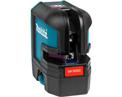Makita SK105DZ 10,8V Li-Ion accu kruislijnlaser body in tas - zelfnivellerend - rood - 25m