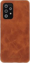 Minim Samsung Galaxy A52 / A52S Hoesje Back Cover Hoesje Cognac