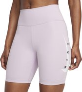 Nike Swoosh Run Sportbroek - Maat L  - Vrouwen - licht roze/wit