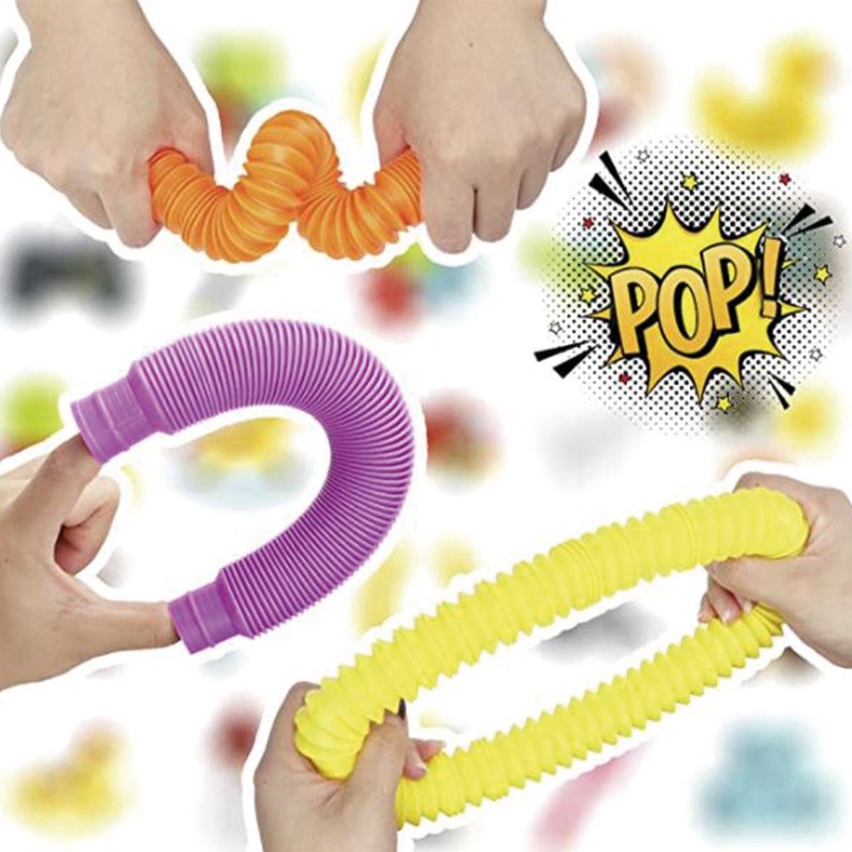 Twist tube roze | fidget buizen | fidget toys