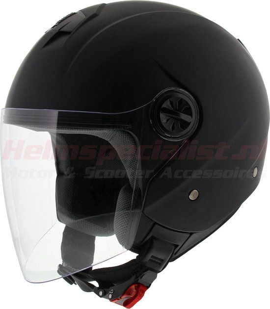 Vito Palermo Jethelm - Motorhelm \u0026 Scooterhelm - Mat Zwart - Maat S |  bol.com