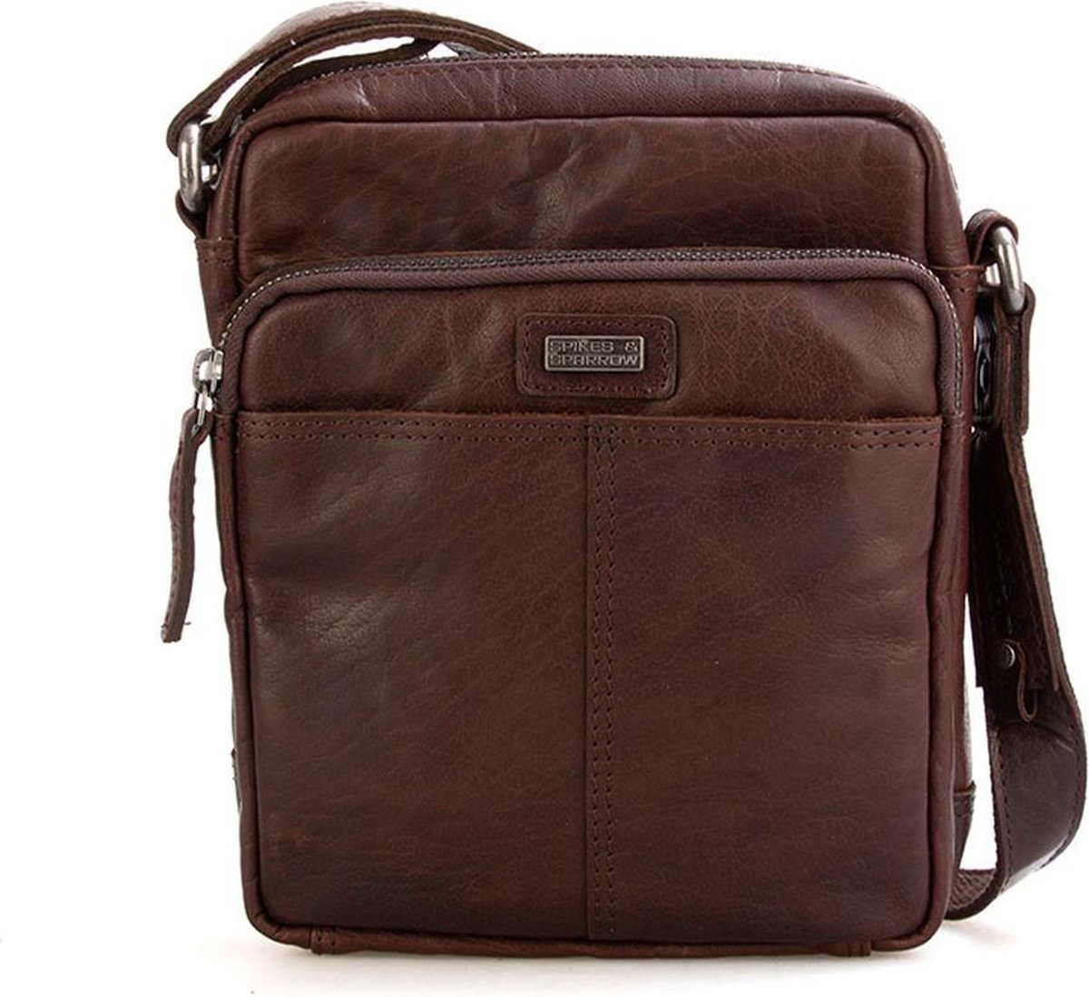 Leren Crossbodytas - Vermont - Donkerbruin