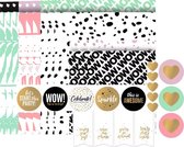 Cadeauzakjes Tropical party - cadeauzakjes - cadeaupapier - inpakpapier - cadeaustickers - kado zakjes - uitdeelzakjes - Cadeau verpakking