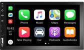 Écran tactile TechU™ Car Radio T100 – 2 Din avec télécommande – Écran couleur 7 pouces – Bluetooth – AUX – USB – SD – Radio FM – Appel mains libres – Entrée caméra de recul