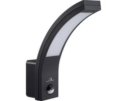 Maclean LED lamp met bewegingssensor, PIR bewegingssensor- zwart- neutraal wit (4000K)
