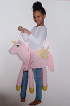 Verkleedpak - unicorn - kostuum voor kinderen - roze - onesize
