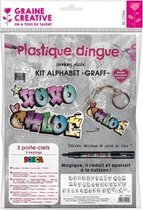 Krimpfolie Set Posca Graffiti Letters Sleutelhangers Set