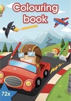 Colouring Book – Kleurboek – Auto’s – Racewagens – Vliegtuigen 72 Pagina’s