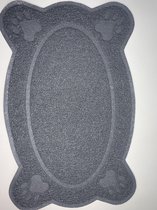 kattenbak mat grijs 40 x 26 cm